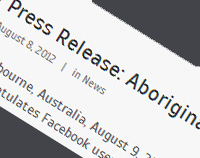 Press Release: Aboriginal Memes