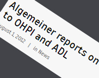 Algemeiner reports on Companies Action in response to OHPI and ADL