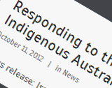 Responding to the unprecedented attack on Indigenous Australians through Facebook