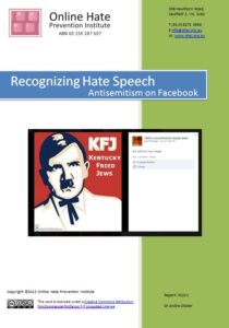 Recognizing Hate Speech: Antisemitism On Facebook