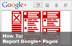 How to Report Google+ Community Pages