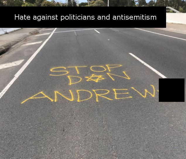 Attacking politicians and antisemitism