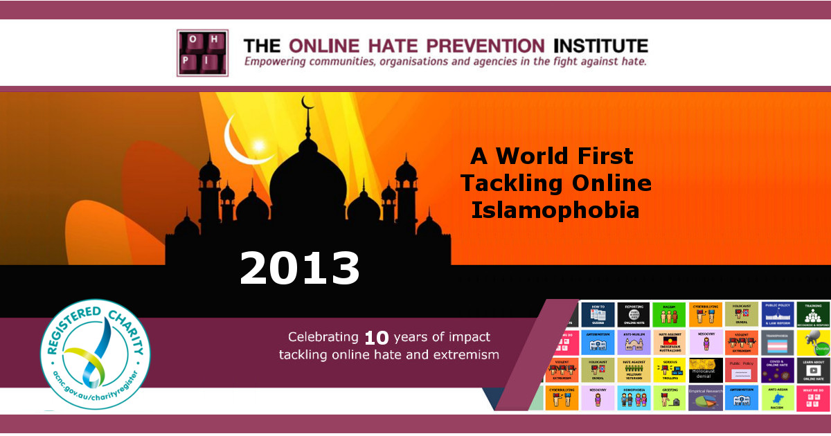 A decade of action on online hate – 2013