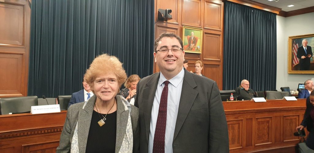 Amb. Deborah Lipstadt (US Special Envoy to Monitor and Combat Antisemitism) and Andre Oboler (CEO, OHPI)
