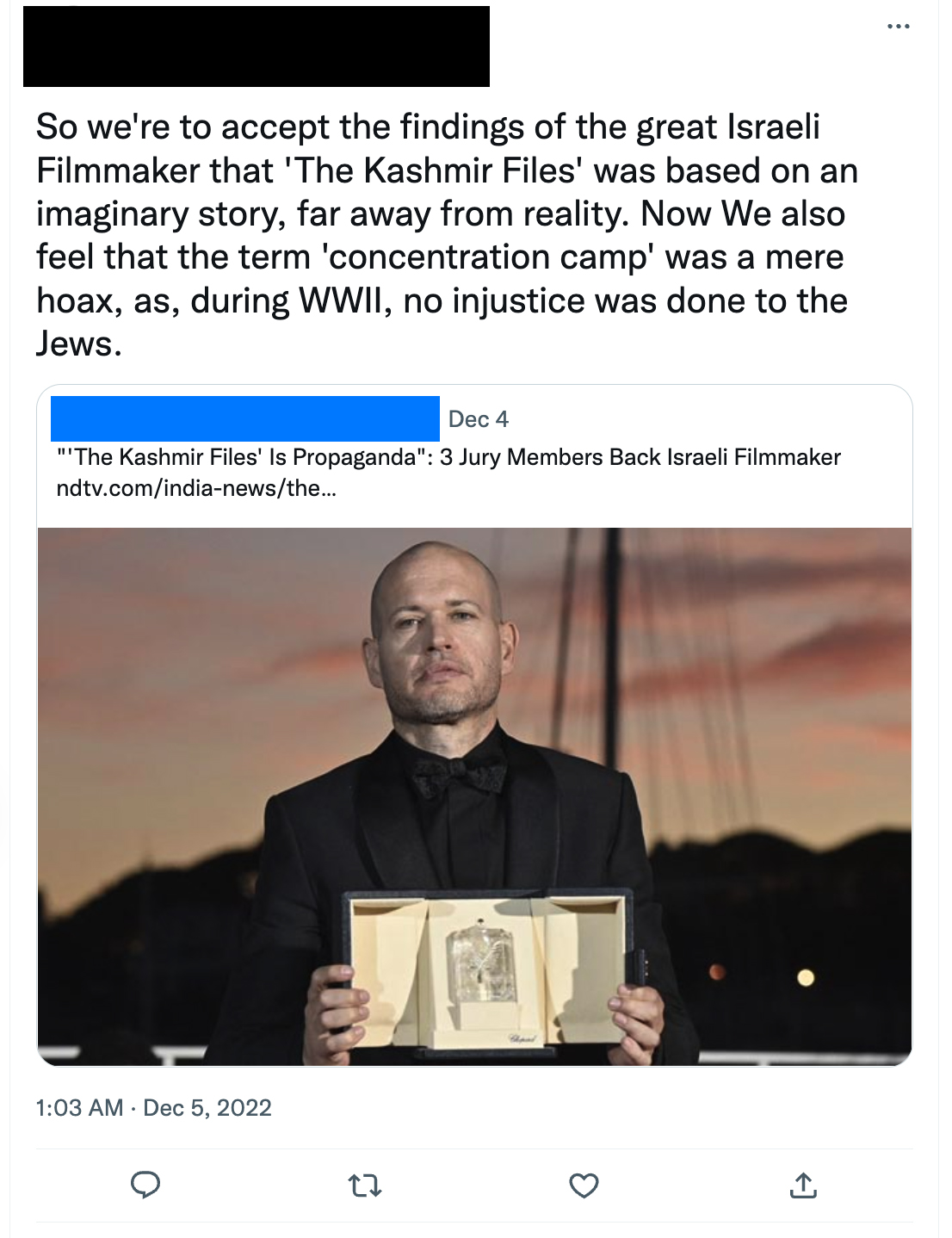 Twitter User Explains How IMDb Ratings Can Be Manipulated After 'The  Kashmir Files' Controversy