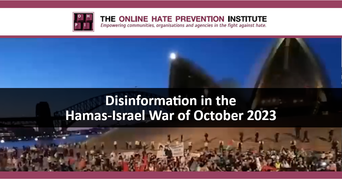 Disinformation in the Hamas-Israel War in October 2023